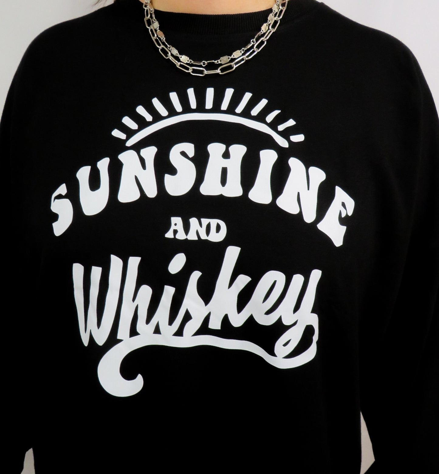 Sunshine and Whiskey Oversized Sweatshirt