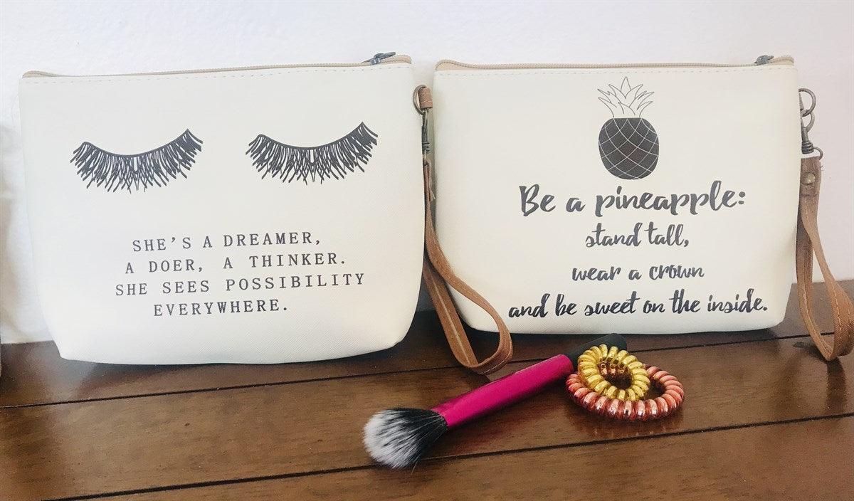 Motivational Makeup Bags - Cocalily