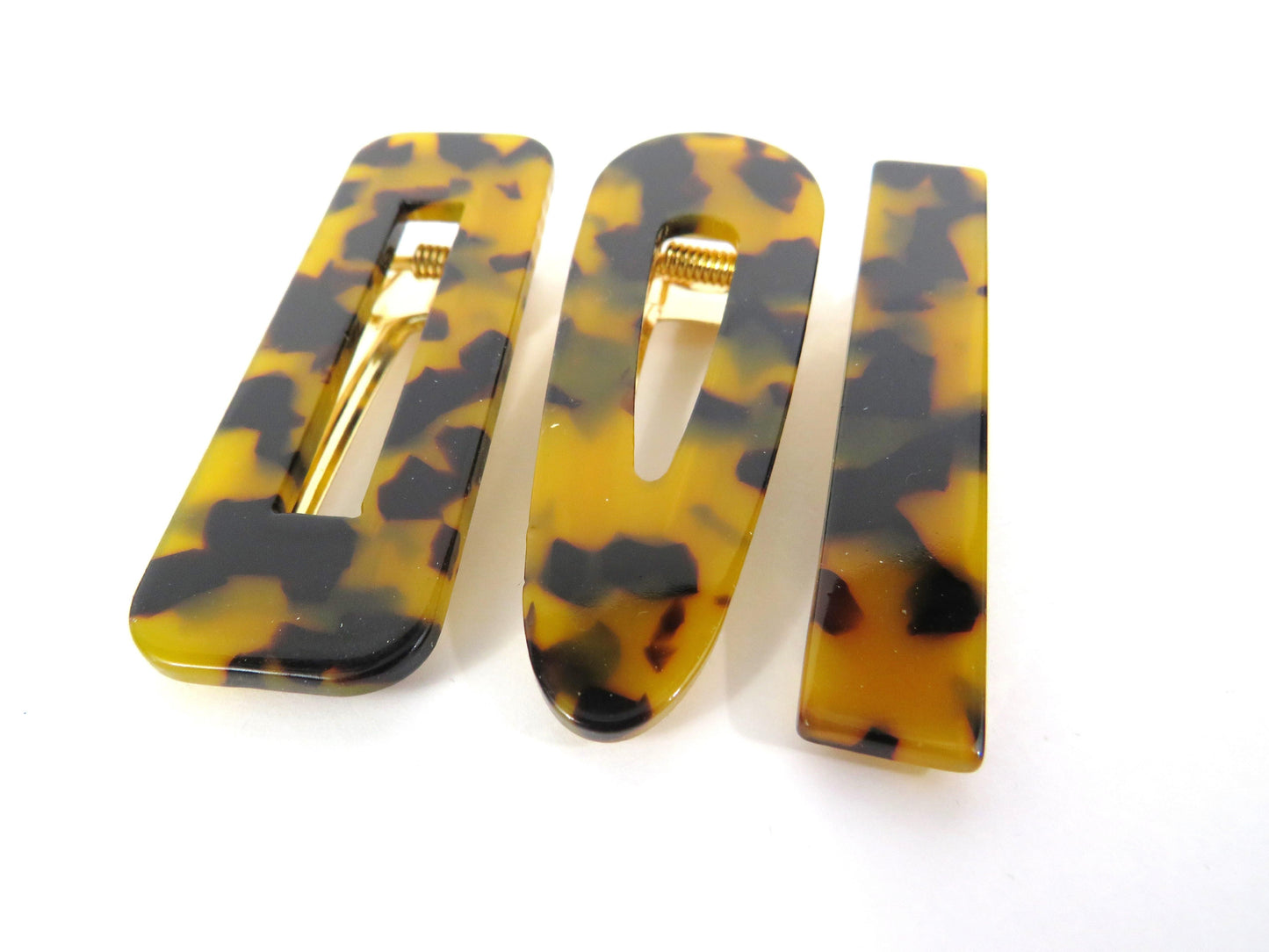 Tortoise Shell Hair Clips - Cocalily